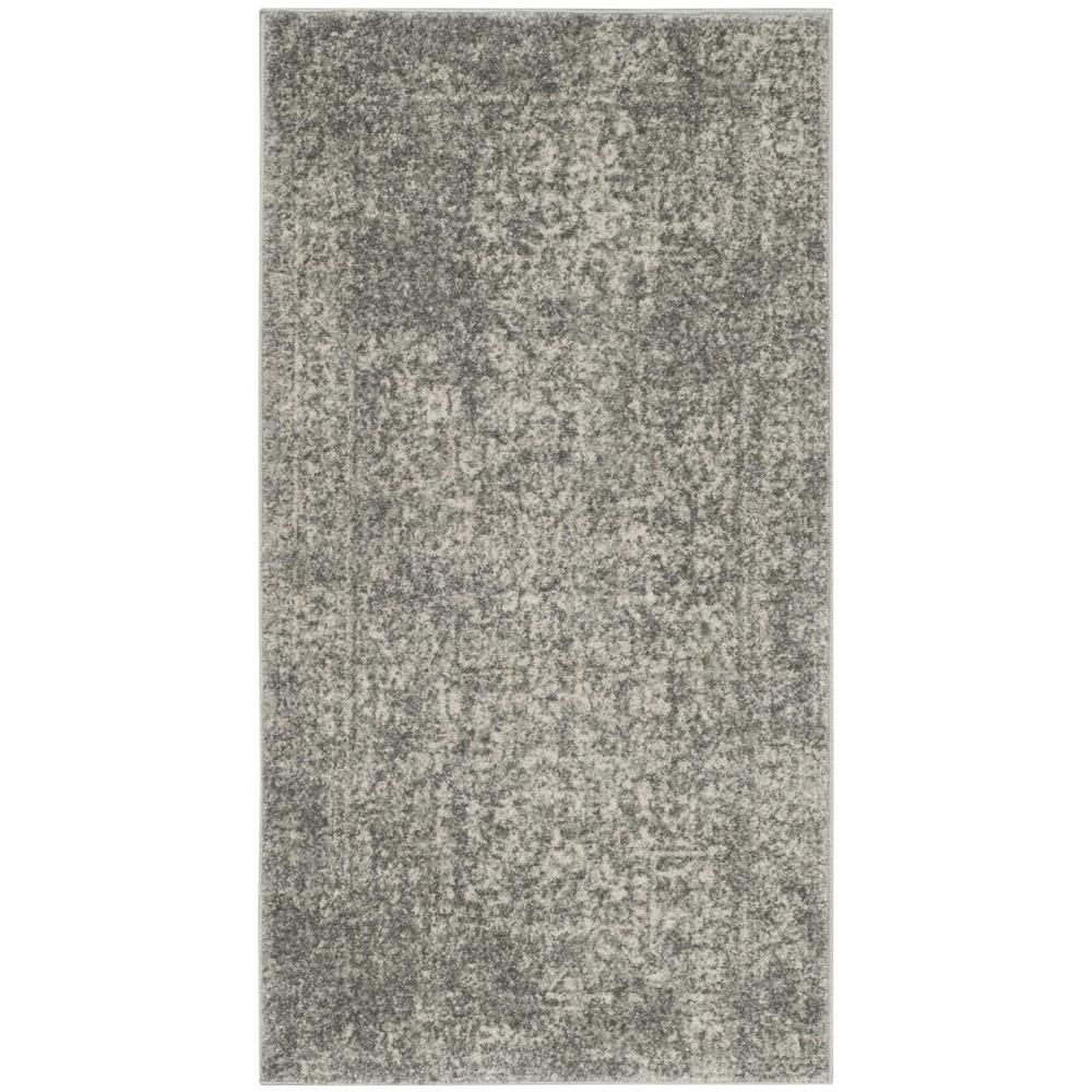 EVOKE, SILVER / IVORY, 2'-2" X 4', Area Rug, EVK256S-24