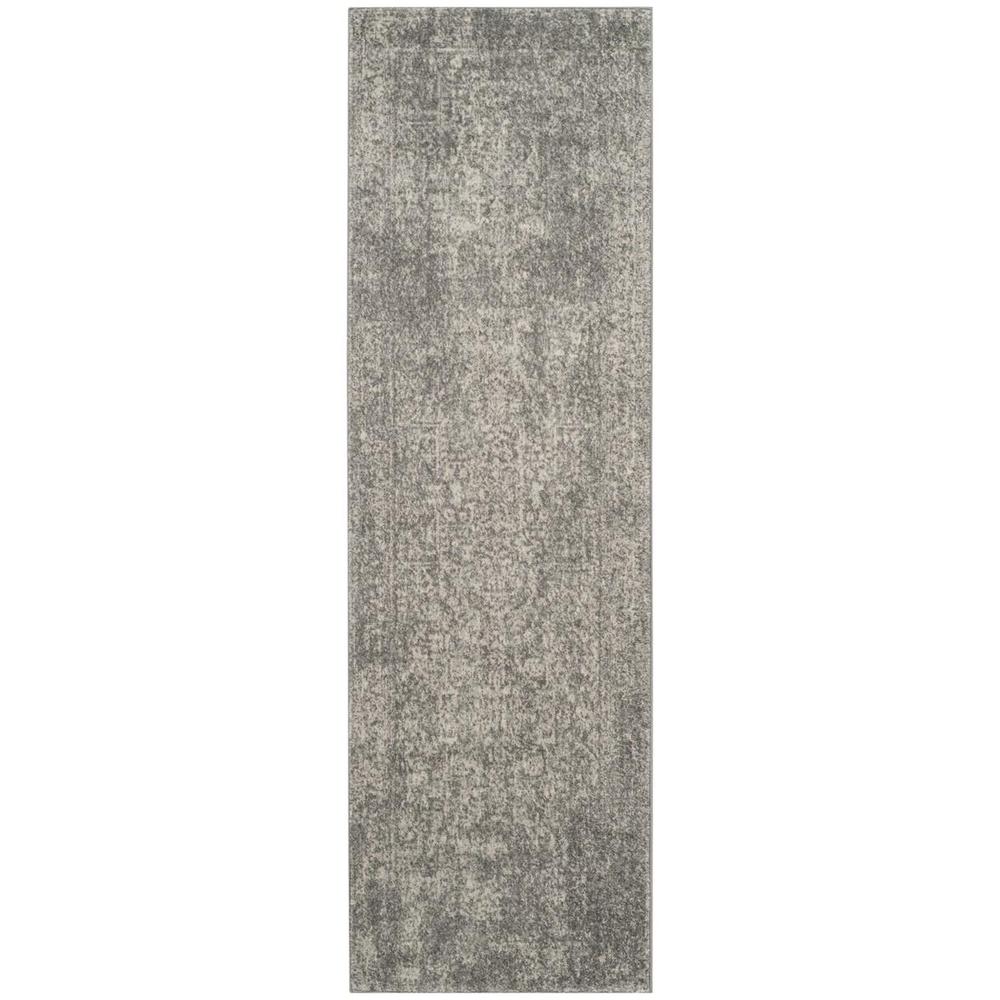 EVOKE, SILVER / IVORY, 2'-2" X 7', Area Rug, EVK256S-27