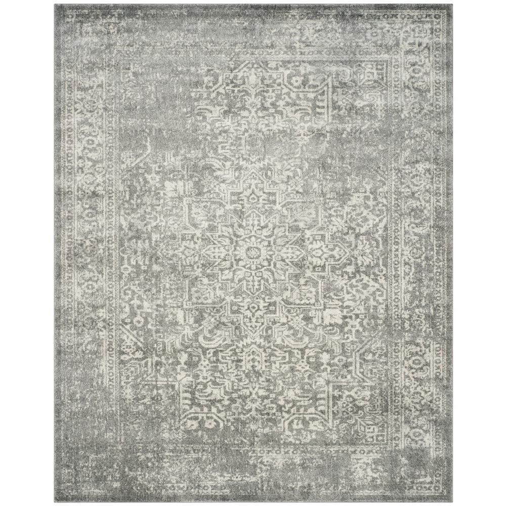 EVOKE, SILVER / IVORY, 8' X 10', Area Rug, EVK256S-8