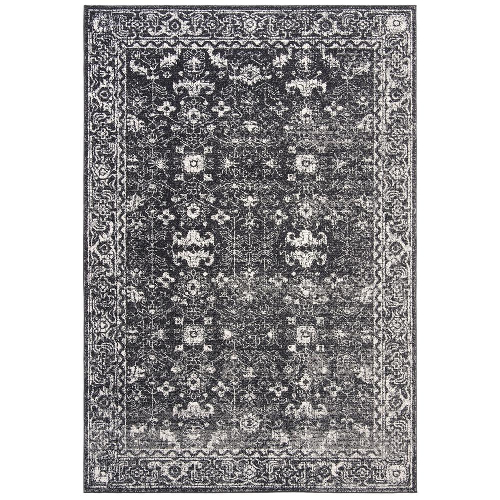 EVOKE, CHARCOAL / IVORY, 5'-1" X 7'-6", Area Rug