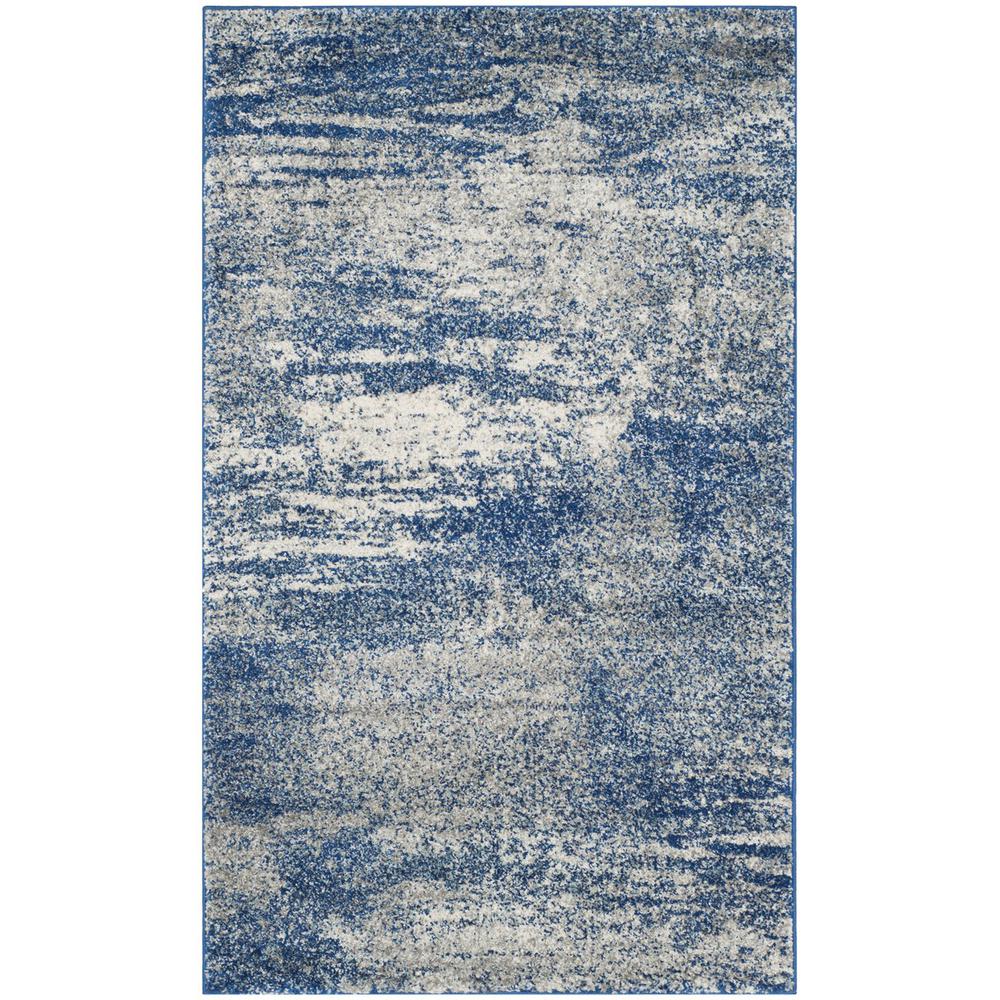 EVOKE, NAVY / IVORY, 3' X 5', Area Rug, EVK272A-3