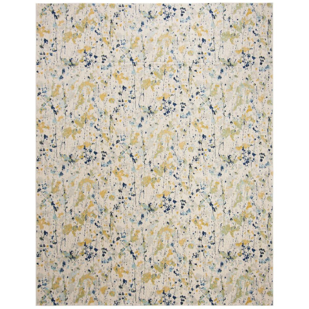 EVOKE, IVORY / YELLOW, 8' X 10', Area Rug