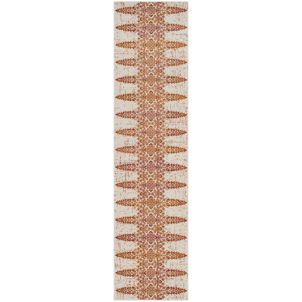 EVOKE, IVORY / GOLD, 2' X 8', Area Rug