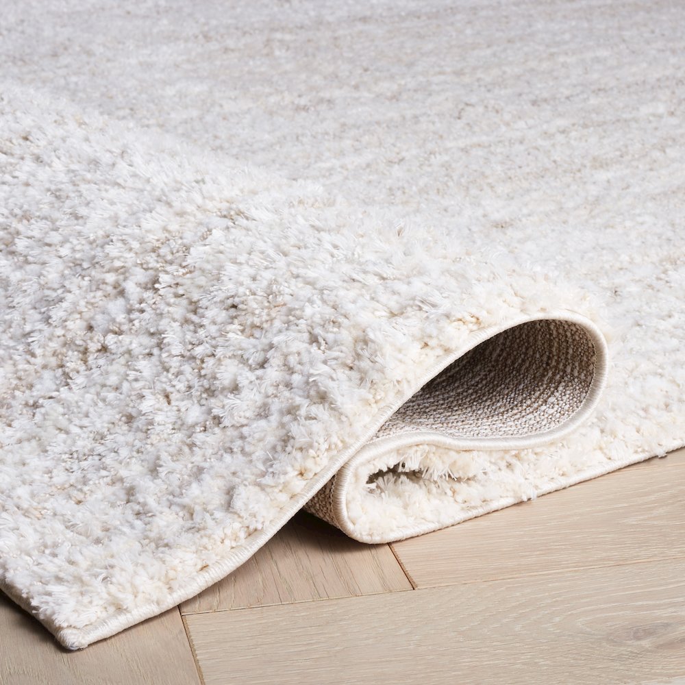 Everett Striated Shag Rug - Ivory / Beige - 4'-0" x 6'-0"