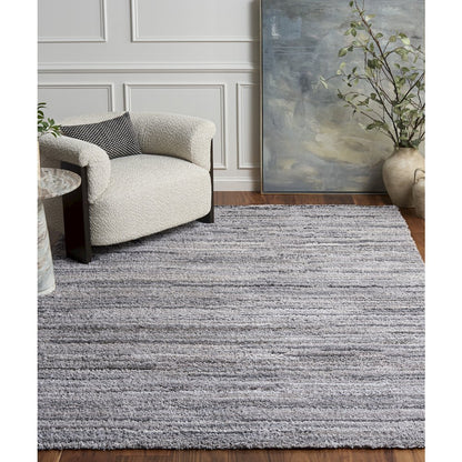 Everett Striated Shag Rug - Grey / Beige - 9'-0" x 12'-0"