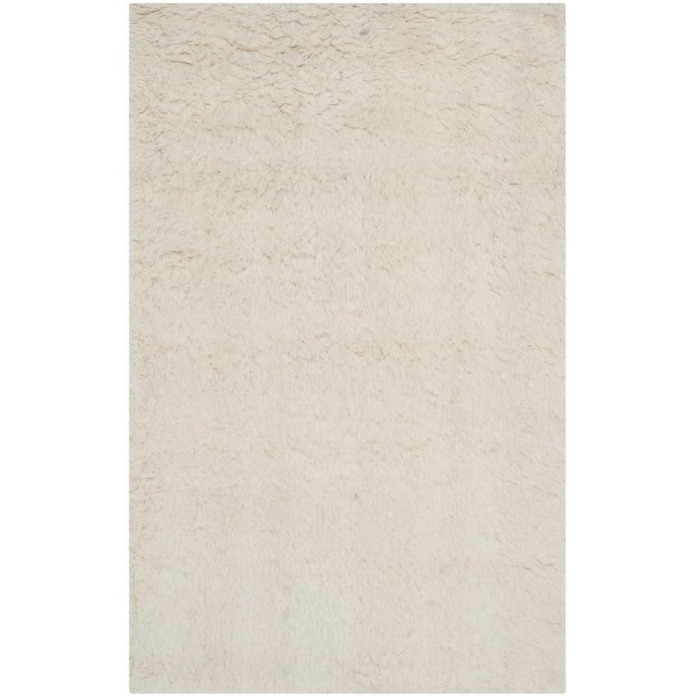 FLOKATI, IVORY, 3' X 5', Area Rug