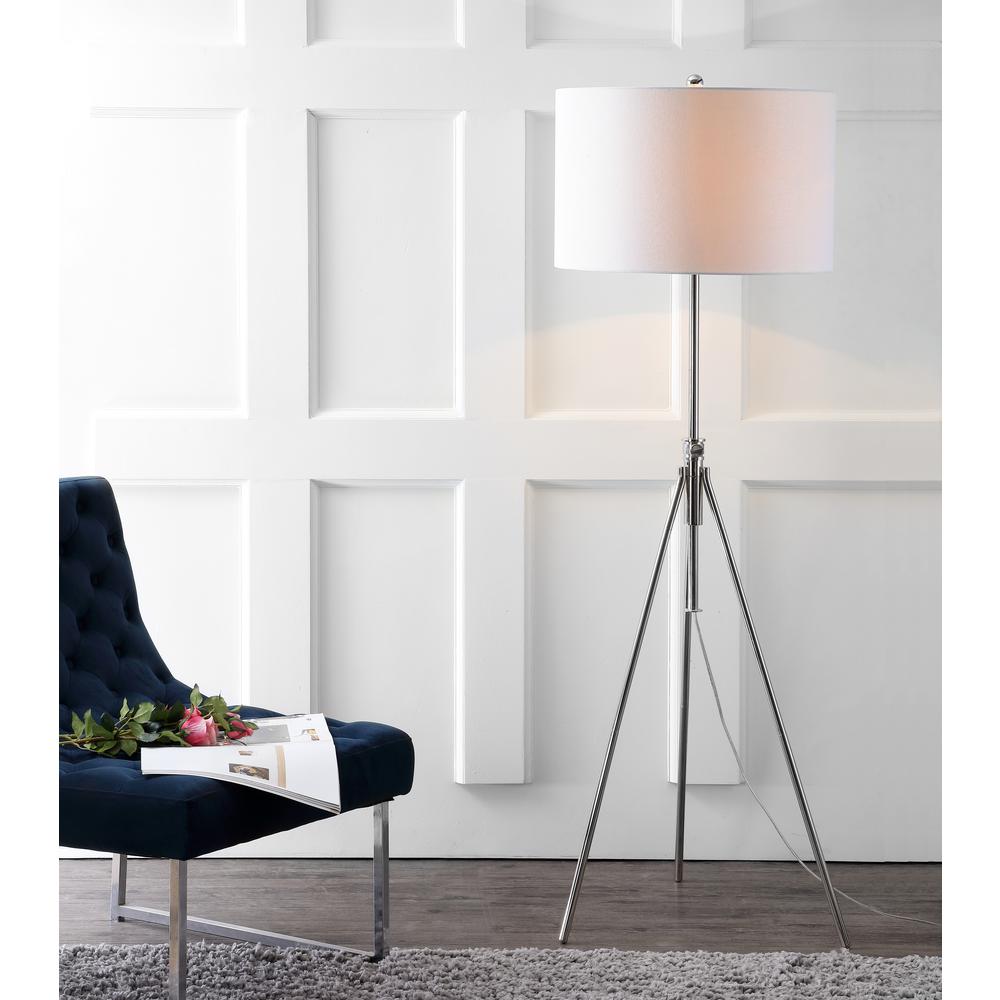 Cipriana Floor Lamp, Nickel