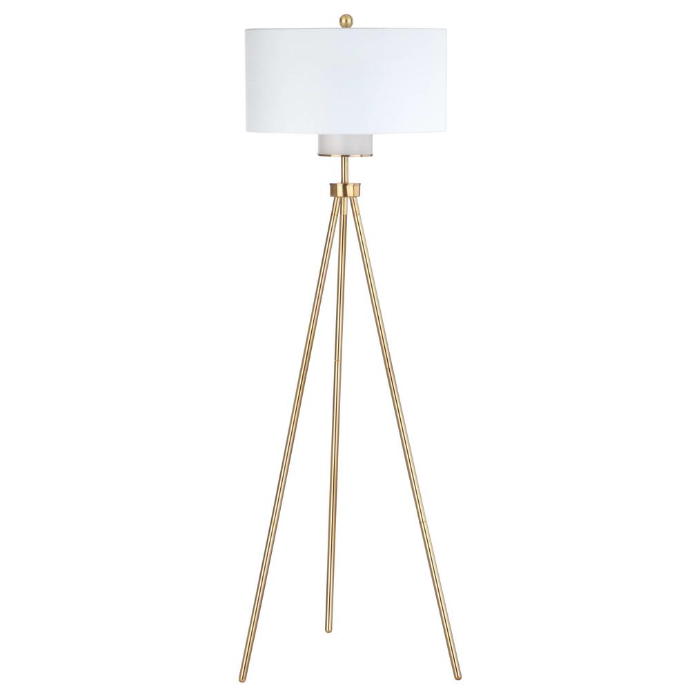 Enrica 66-Inch H Floor Lamp, Brass/Gold