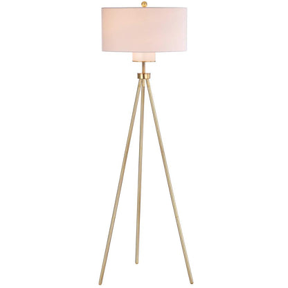 Enrica 66-Inch H Floor Lamp, Brass/Gold