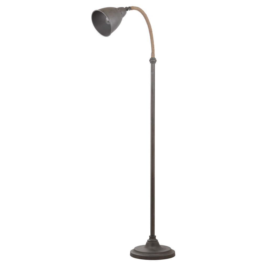 Naldo 60-Inch H Floor Lamp, Dark Grey