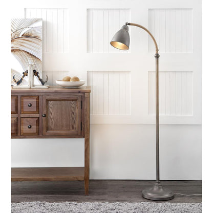 Naldo 60-Inch H Floor Lamp, Dark Grey