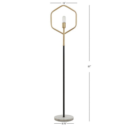Mave Floor Lamp, Gold/Black
