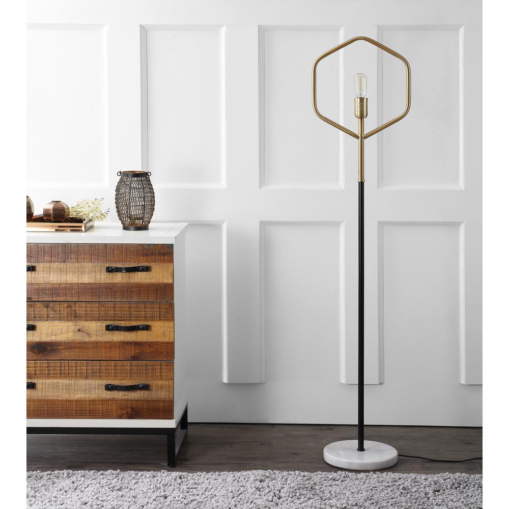 Mave Floor Lamp, Gold/Black