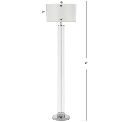 Lovato 64-Inch H Floor Lamp, Clear