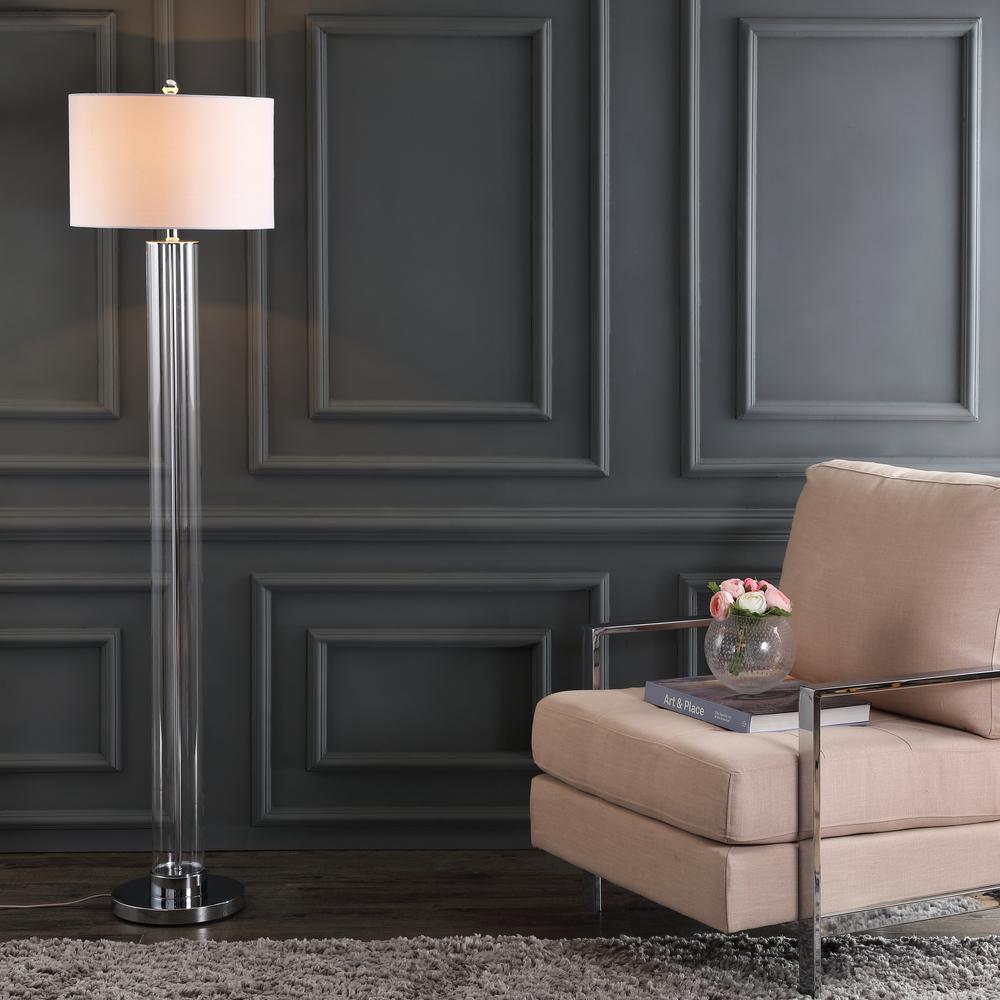 Lovato 64-Inch H Floor Lamp, Clear
