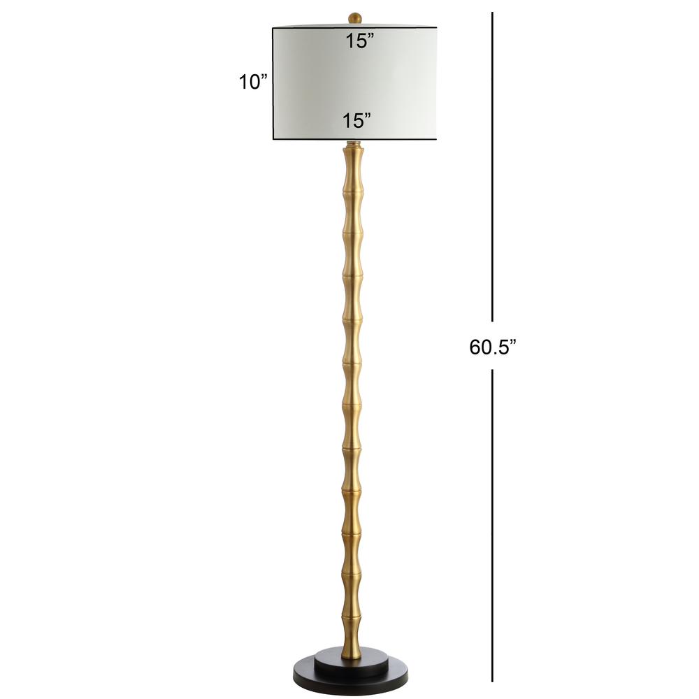 Kolten Floor Lamp, Antique Brass