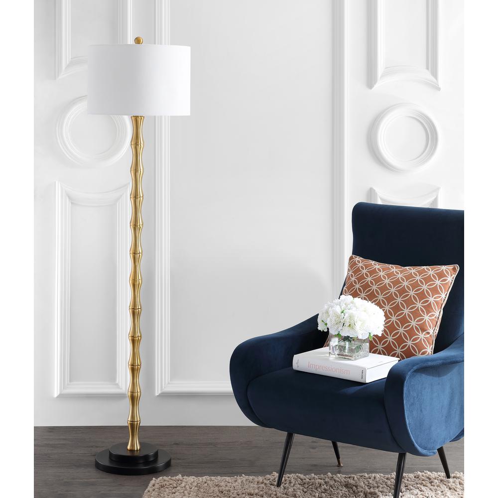 Kolten Floor Lamp, Antique Brass
