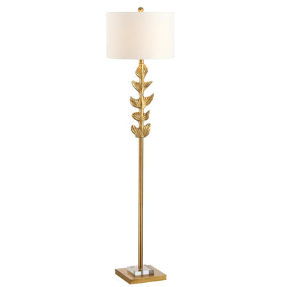 Georgiana Floor Lamp, Gold Leaf