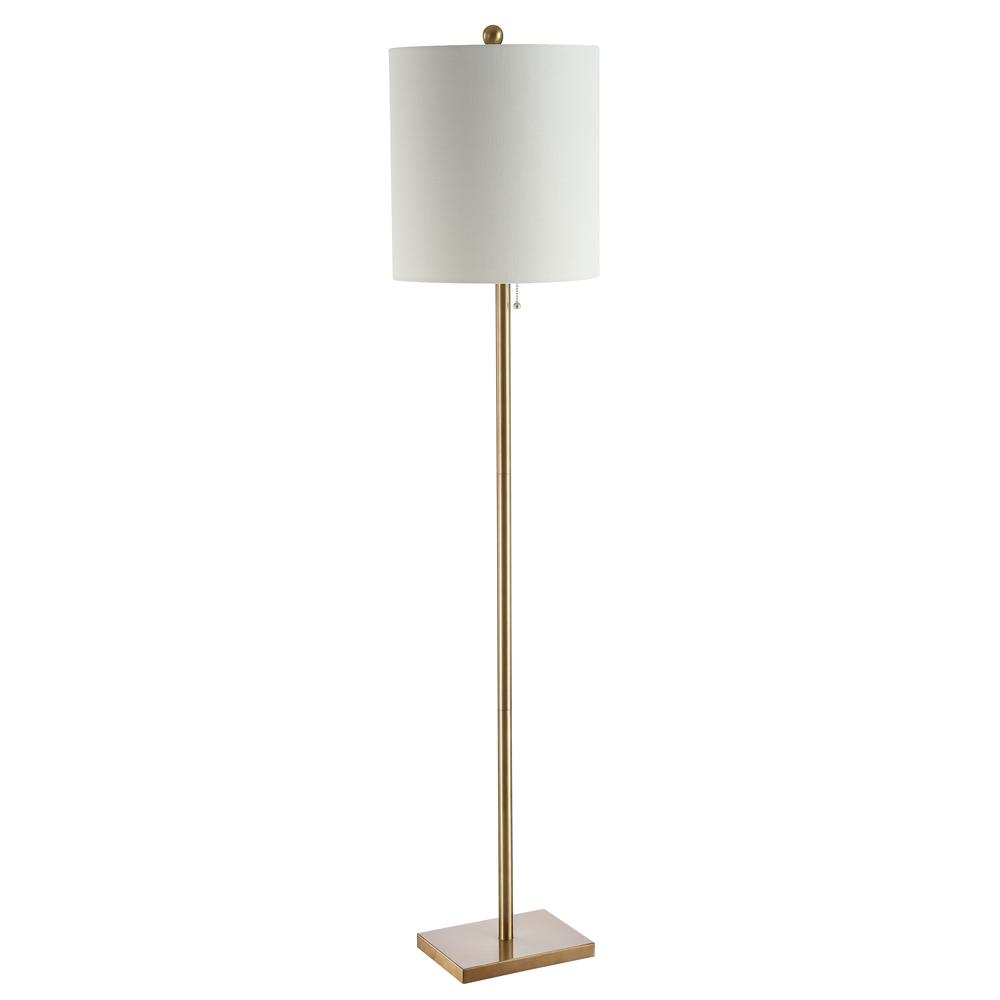 Octavius Floor Lamp, Brass Gold