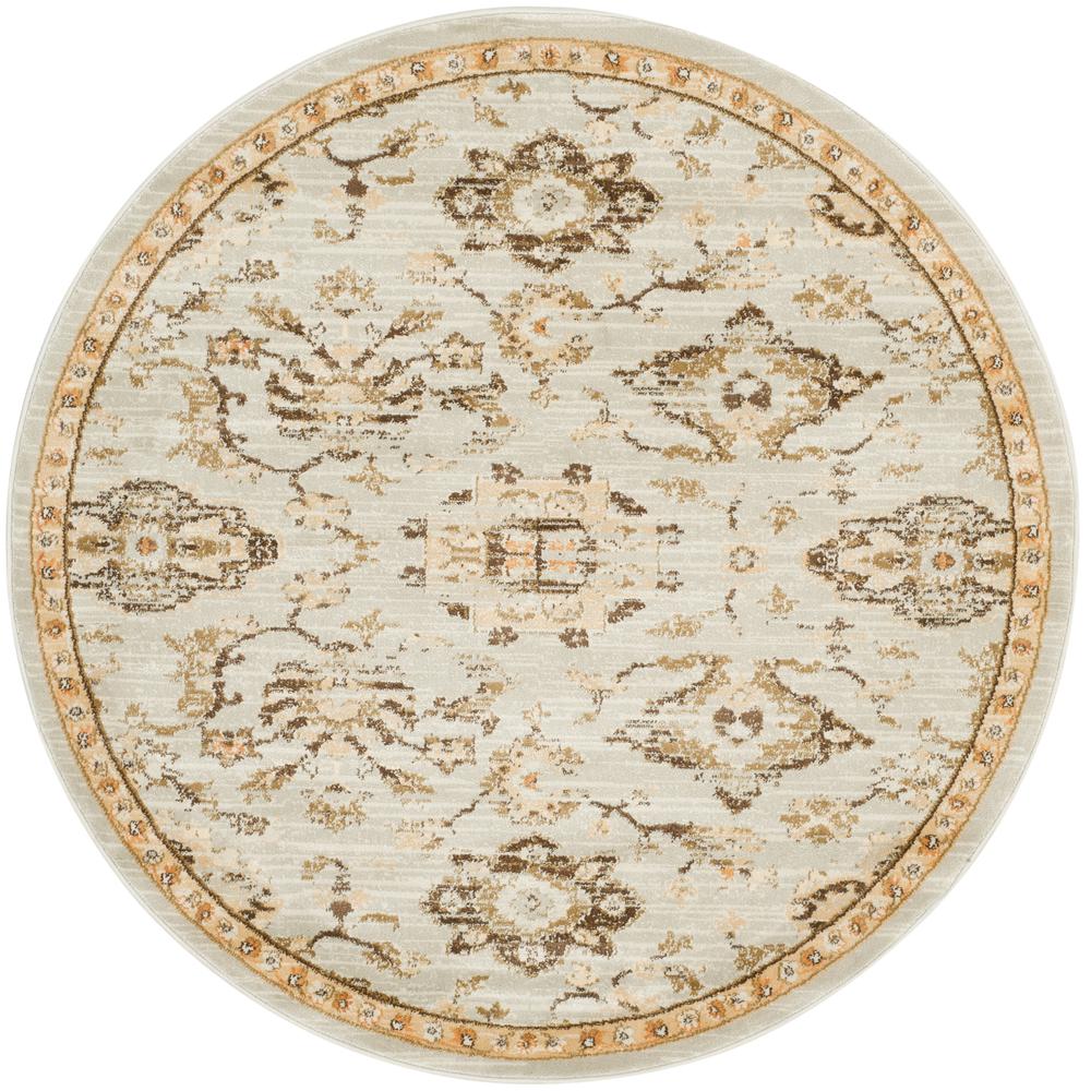 FLORENTEEN, GREY / IVORY, 5'-1" X 7'-7", Area Rug