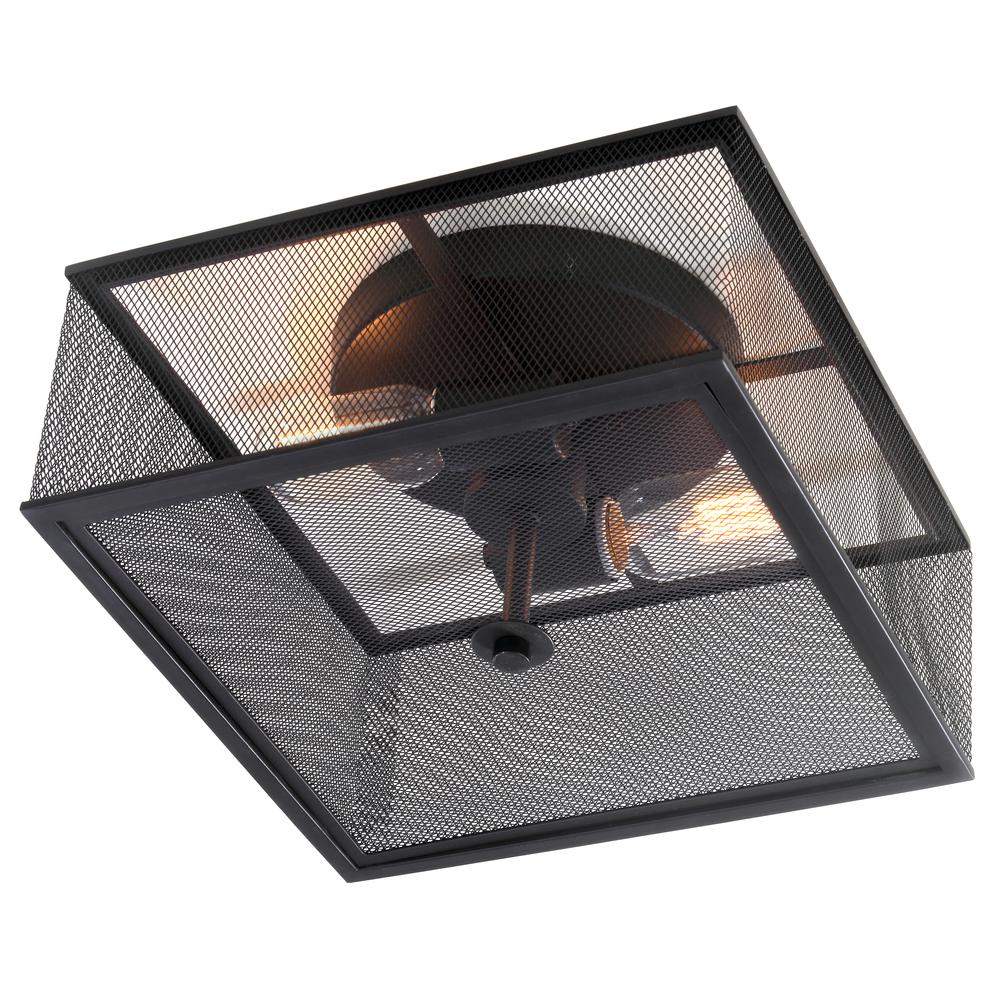 Hagan Flush Mount, Black