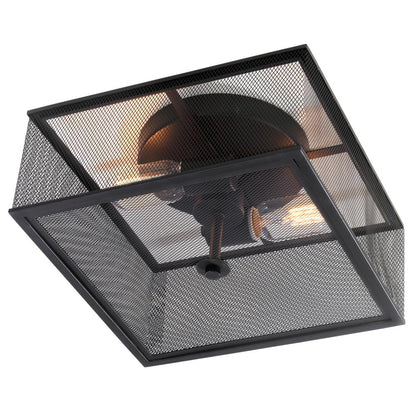 Hagan Flush Mount, Black