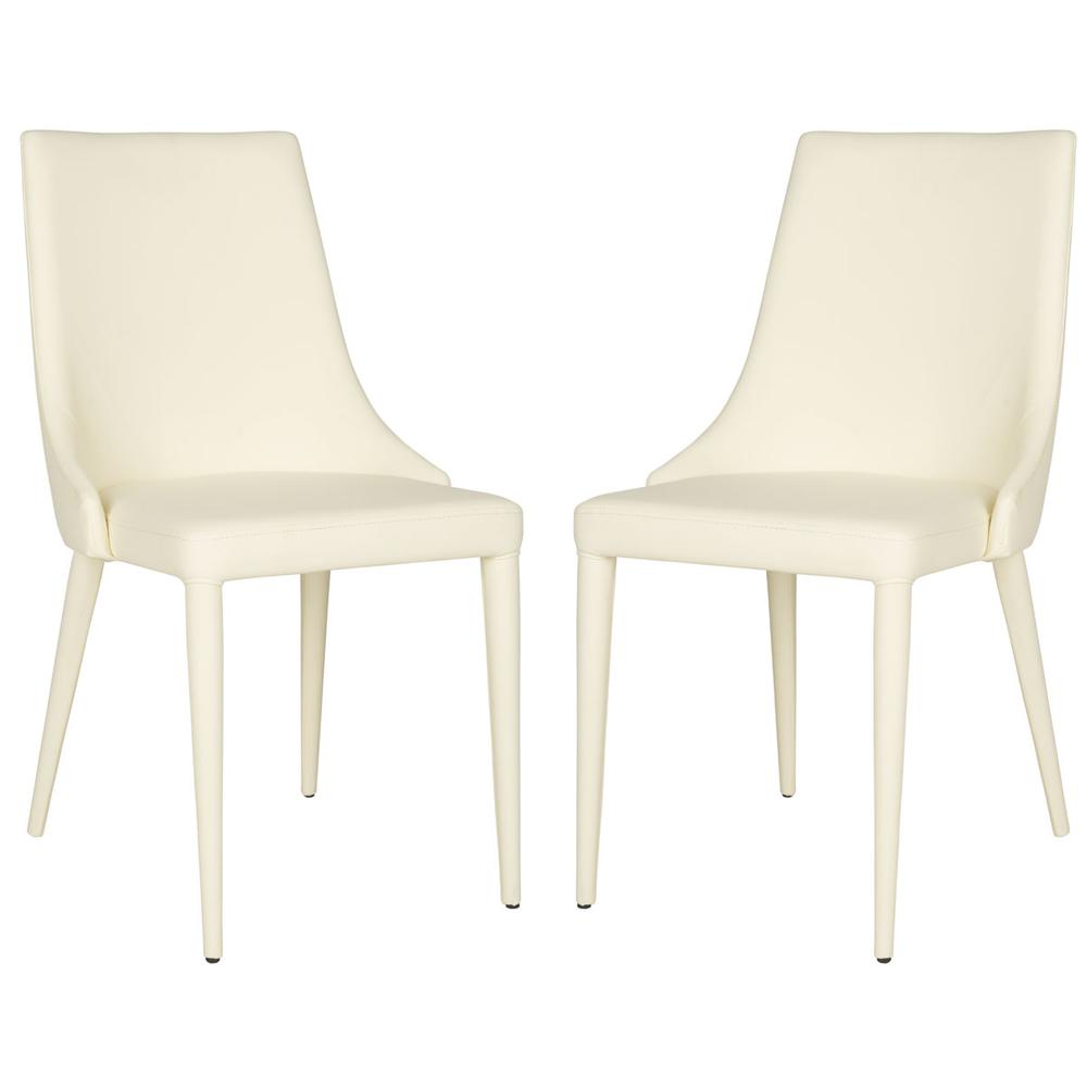 SUMMERSET 19''H LEATHER SIDE CHAIR, FOX2014C-SET2