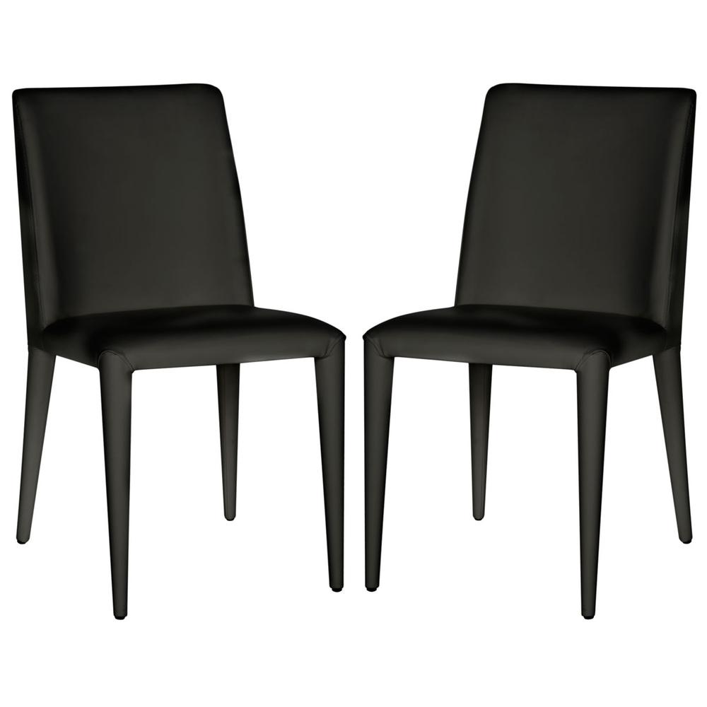 GARRETSON 18'' LEATHER SIDE CHAIR, FOX2019B-SET2