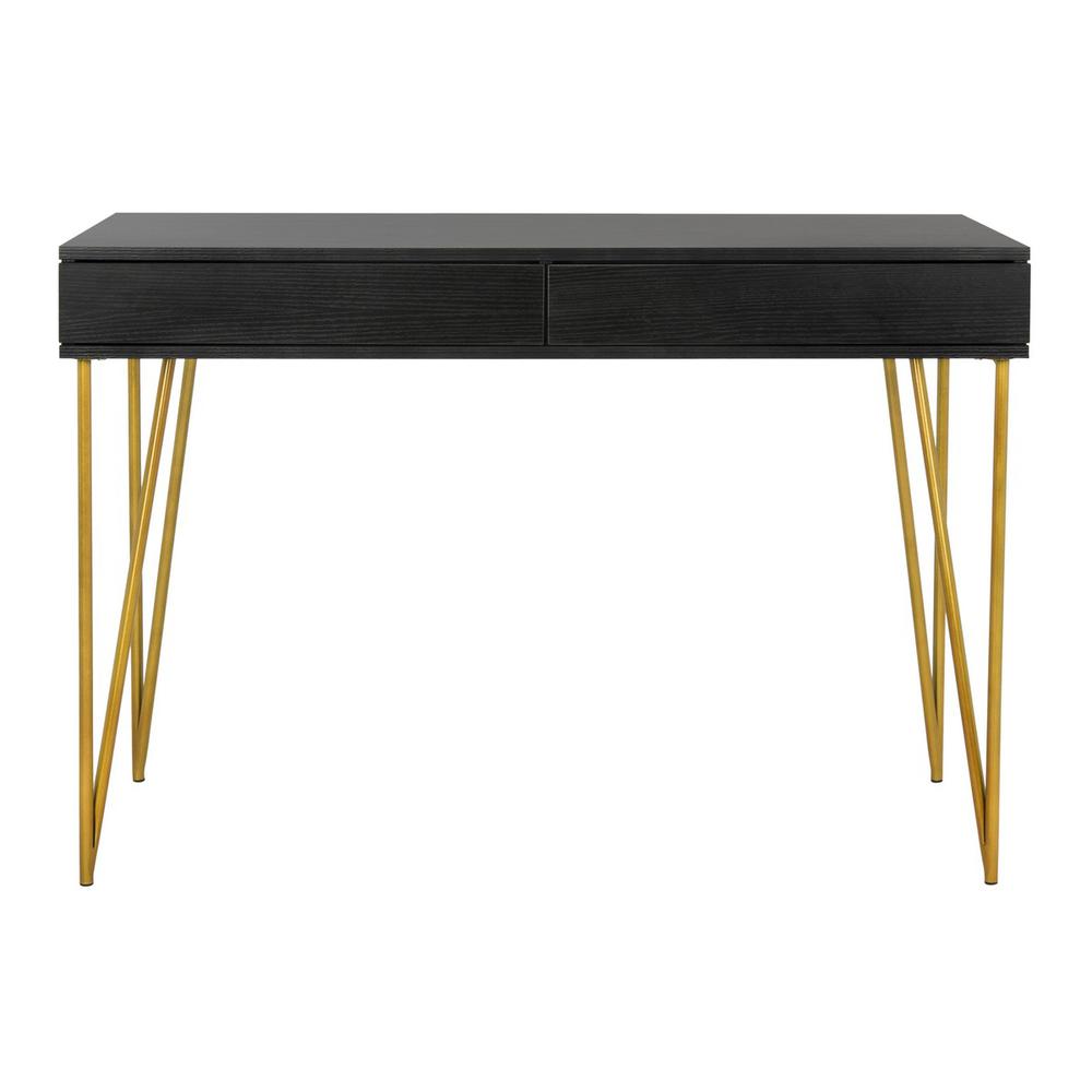 PINE TWO DRAWER DESK, FOX2238B