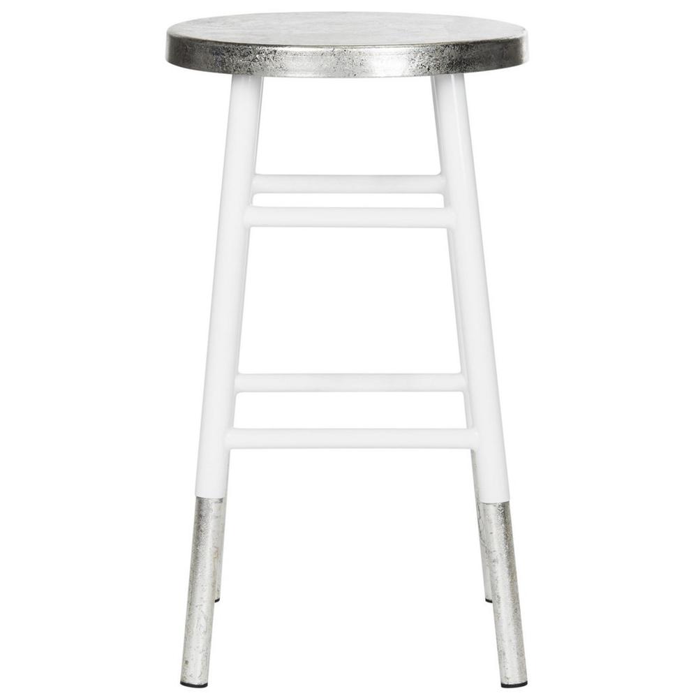KENZIE SILVER DIPPED COUNTER STOOL, FOX3211B