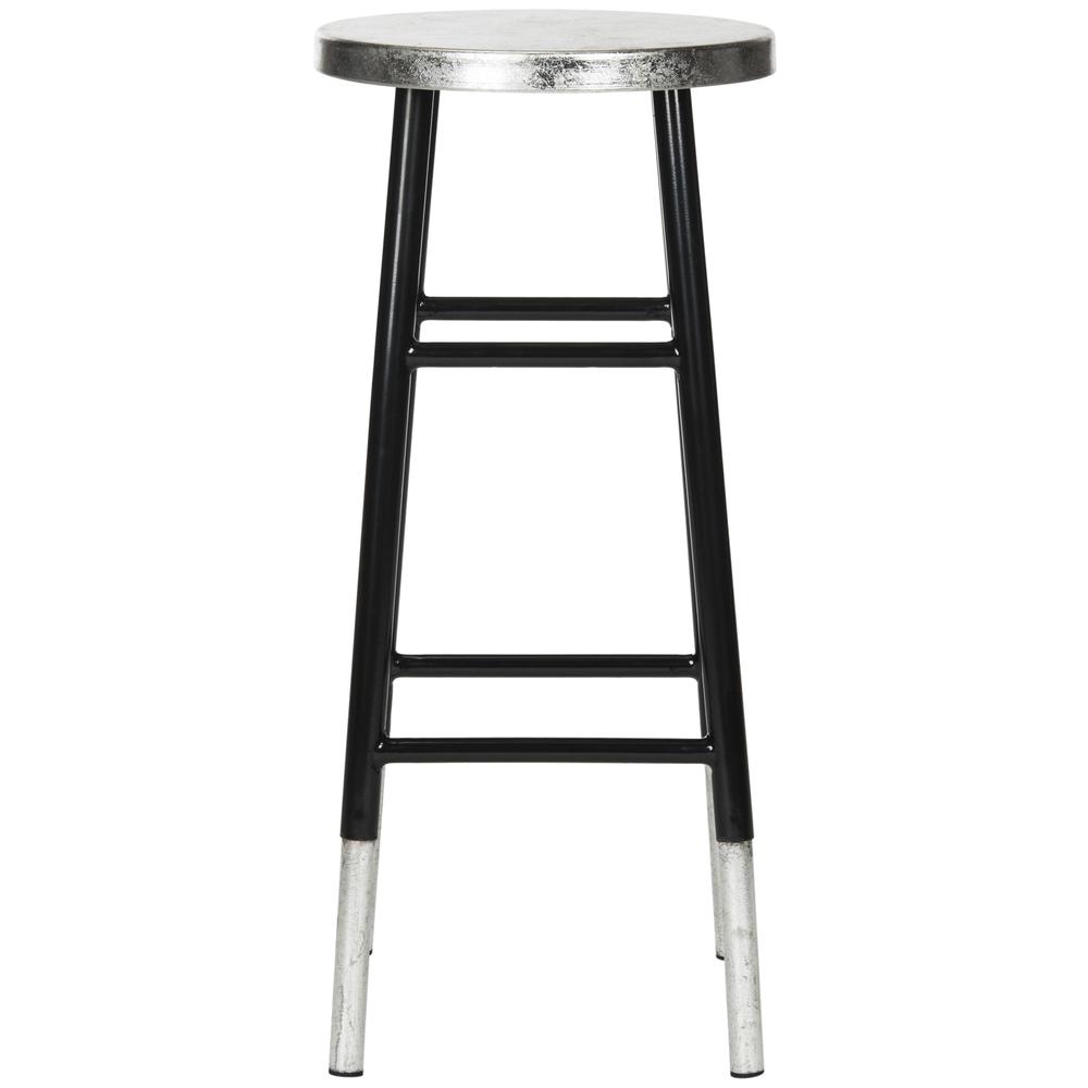 KENZIE 30''H SILVER DIPPED BAR STOOL, FOX3212A