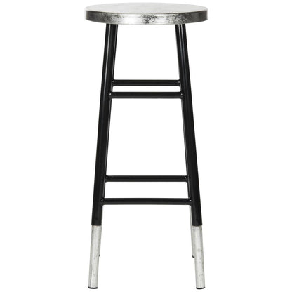 KENZIE 30''H SILVER DIPPED BAR STOOL, FOX3212A