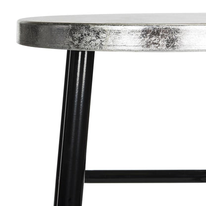 KENZIE 30''H SILVER DIPPED BAR STOOL, FOX3212A