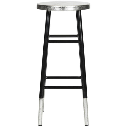KENZIE 30''H SILVER DIPPED BAR STOOL, FOX3212A