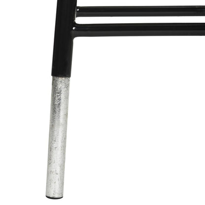 KENZIE 30''H SILVER DIPPED BAR STOOL, FOX3212A
