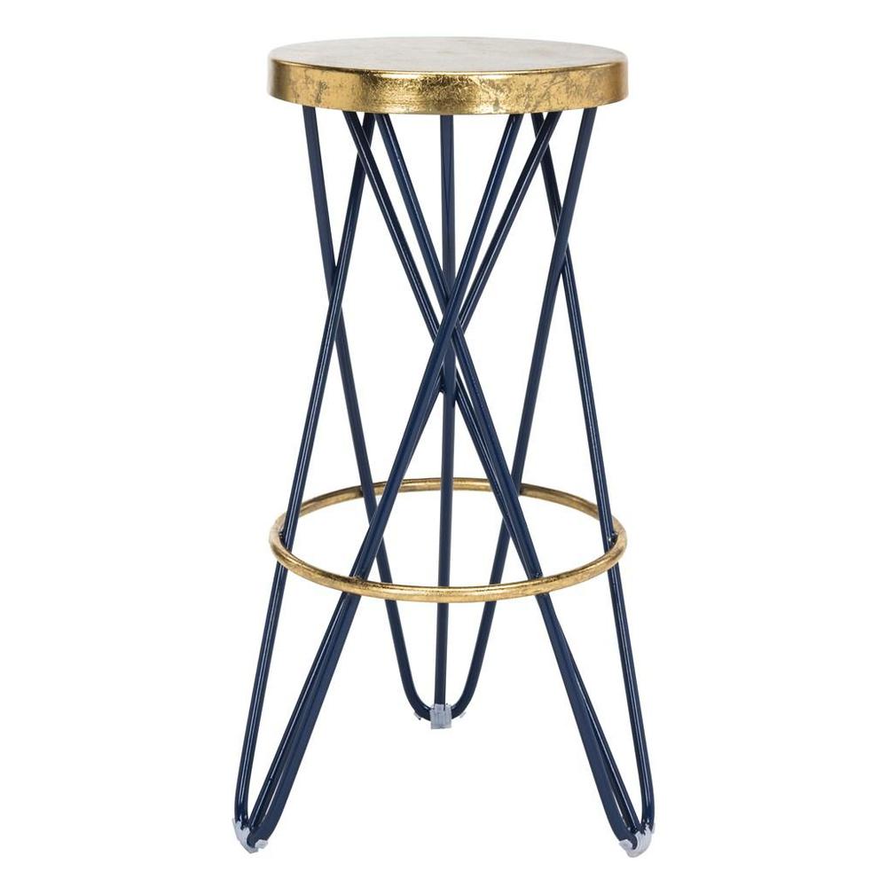 LORNA GOLD LEAF BAR STOOL, FOX3254B