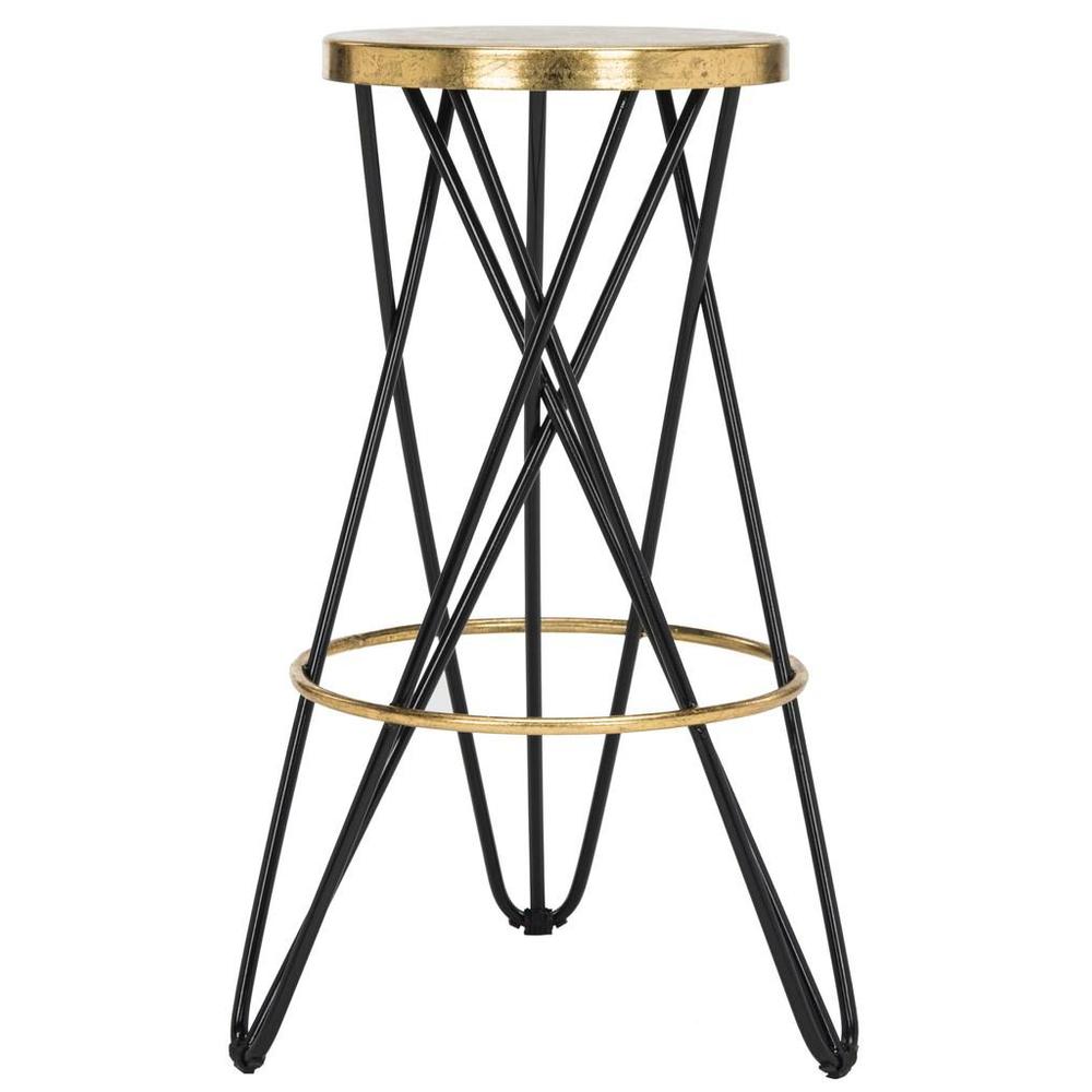 LORNA GOLD LEAF BAR STOOL, FOX3254D
