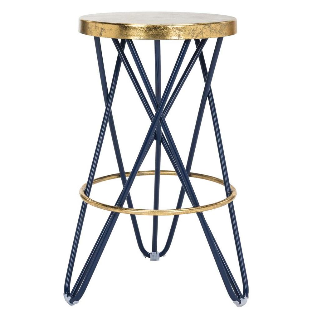 LORNA GOLD LEAF COUNTER STOOL, FOX3255B