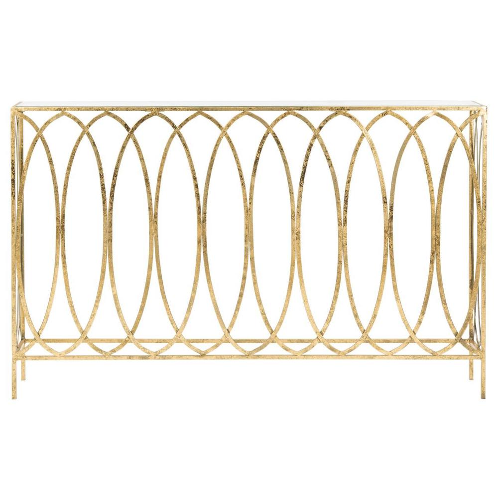 CARINA OVAL RINGED CONSOLE TABLE
