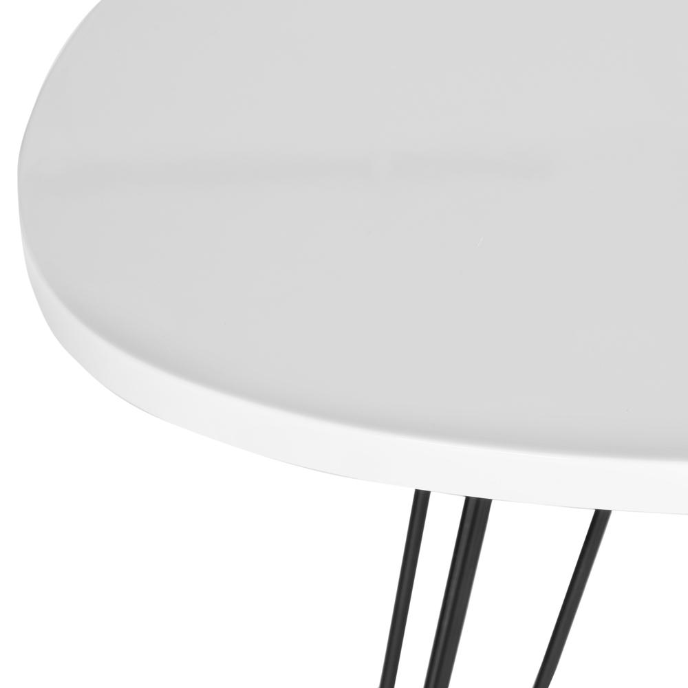 WOLCOTT RETRO MID CENTURY LACQUER SIDE TABLE, FOX4207A