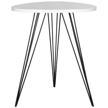 WOLCOTT RETRO MID CENTURY LACQUER SIDE TABLE, FOX4207A
