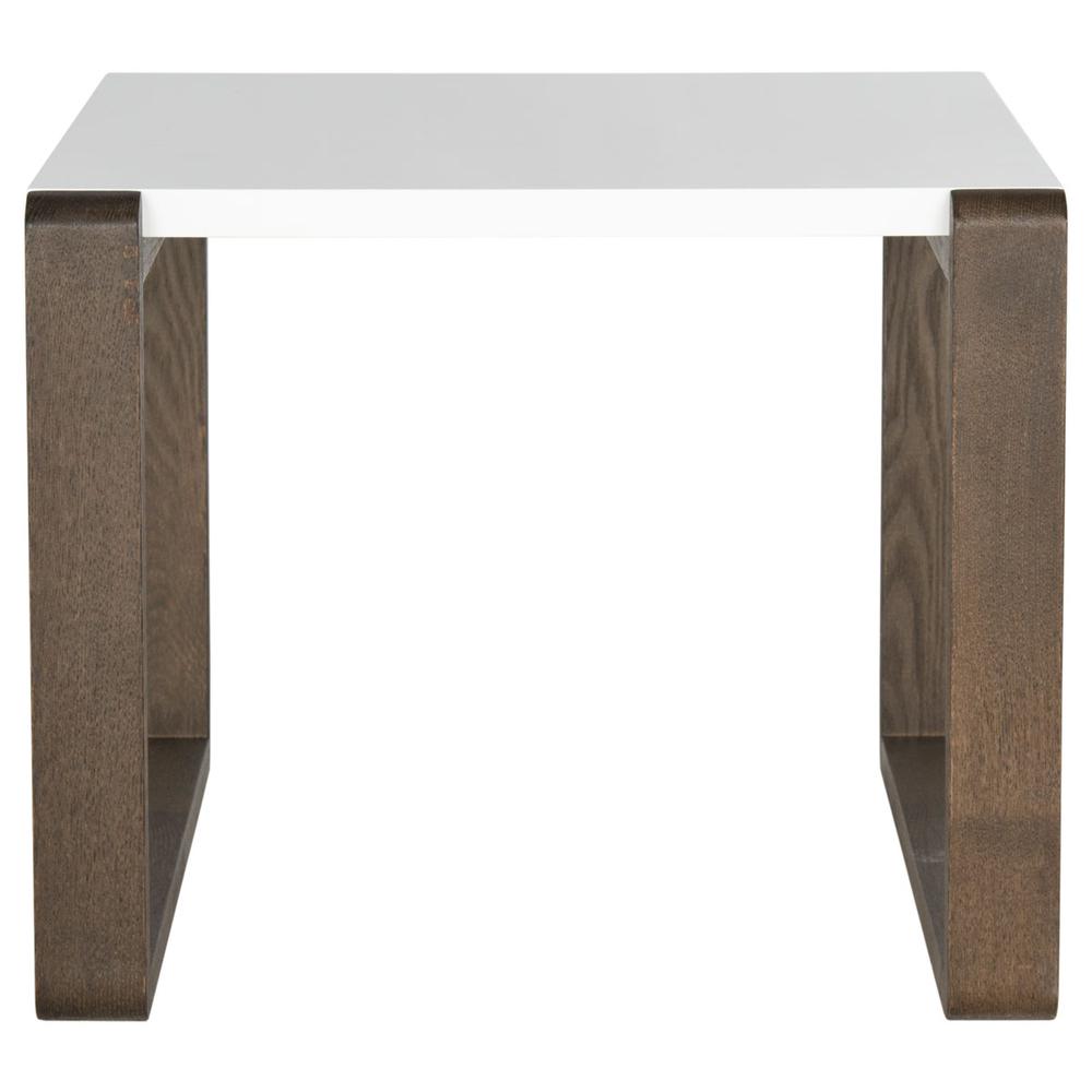 BARTHOLOMEW MID CENTURY SCANDINAVIAN LACQUER END TABLE, FOX4211A