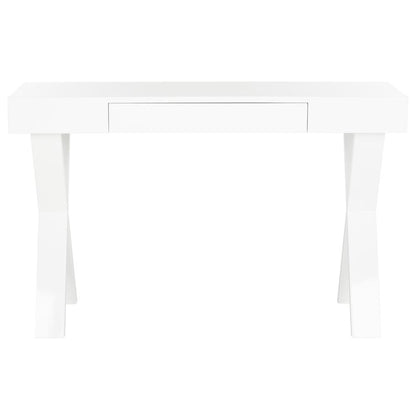 ALESSIA MID CENTURY LACQUER ONE DRAWER VANITY DESK