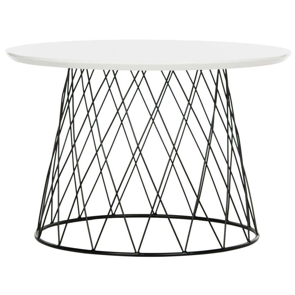 ROPER RETRO MID CENTURY LACQUER END TABLE