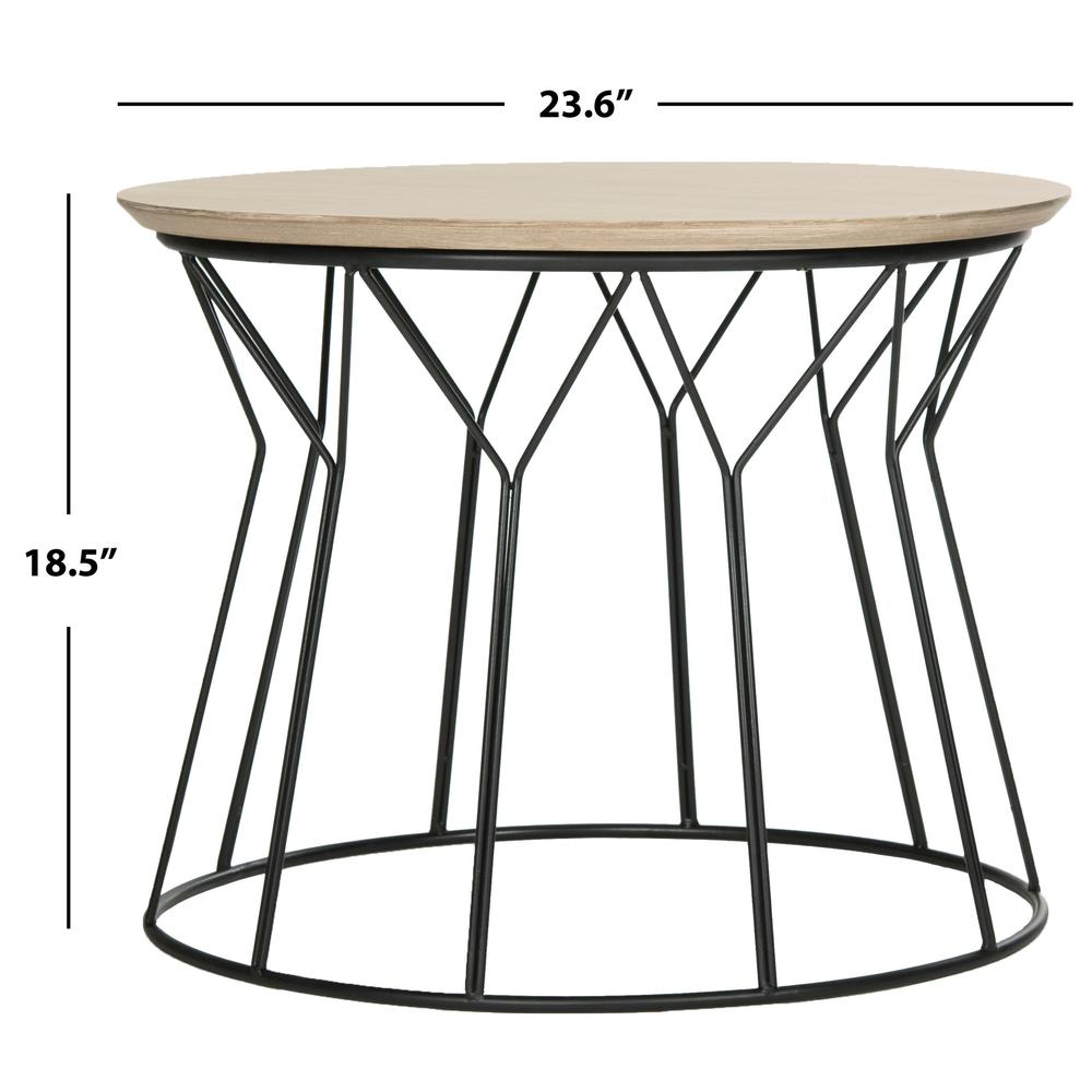 ALCOTT RETRO MID CENTURY WOOD END TABLE