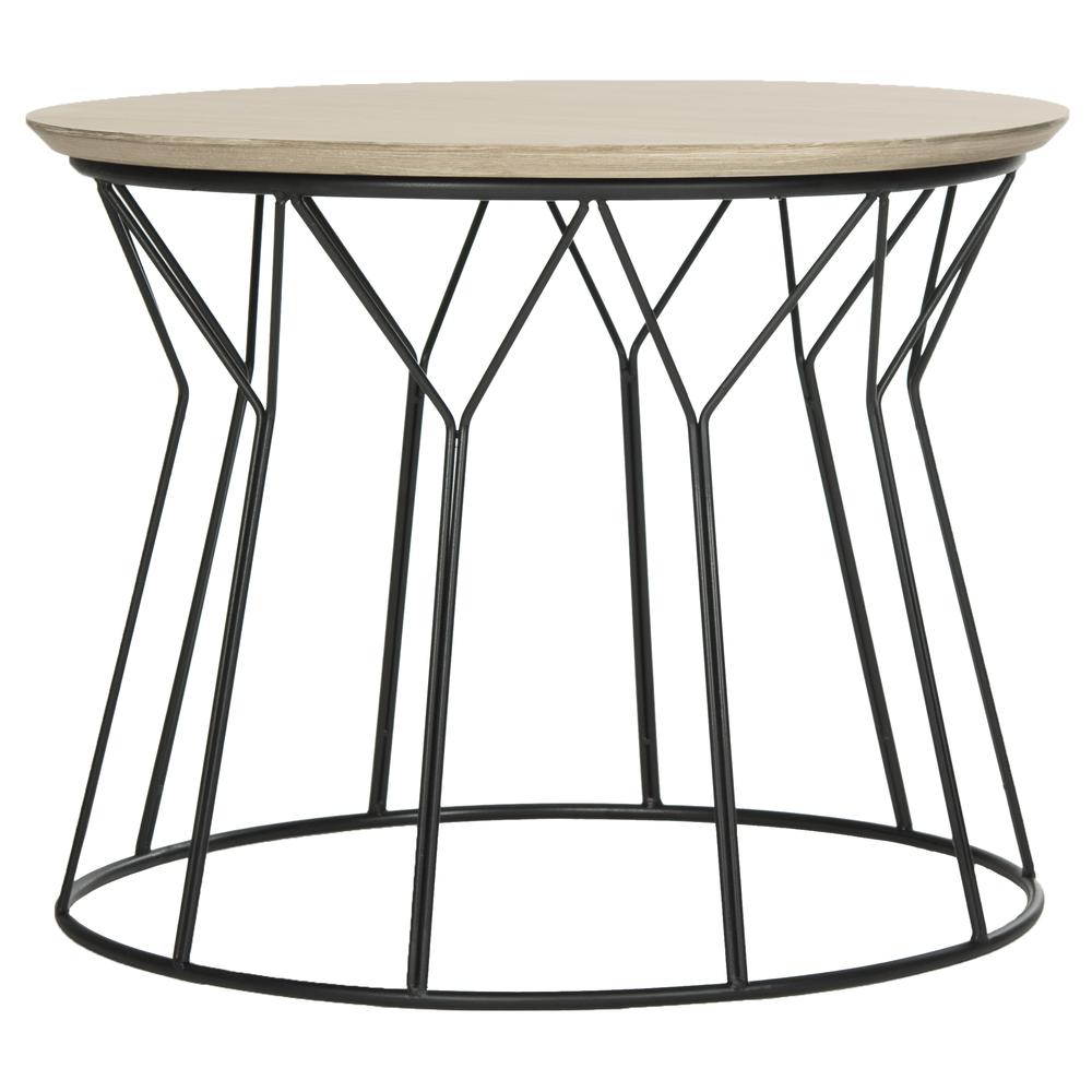 ALCOTT RETRO MID CENTURY WOOD END TABLE