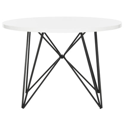 VIDA RETRO MID CENTURY LACQUER END TABLE