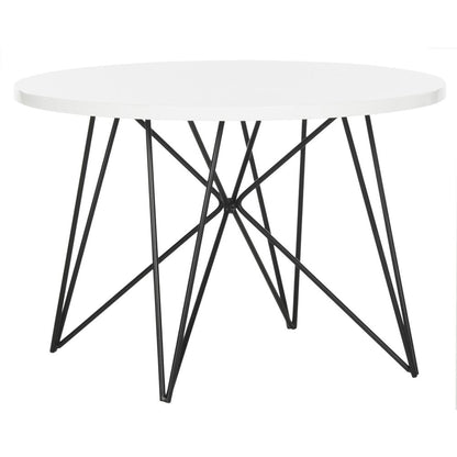 VIDA RETRO MID CENTURY LACQUER END TABLE