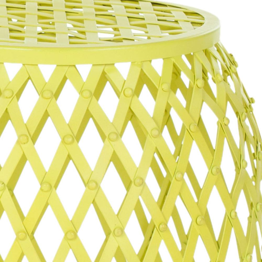 EVAN IRON STRIPS WELDED STOOL