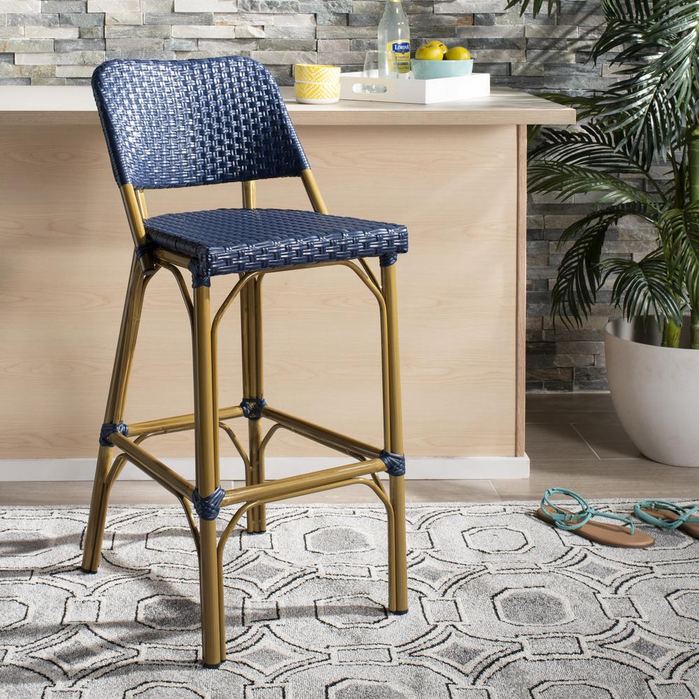 Deltana Bar Stool Navy (Indoor/Outdoor), Navy